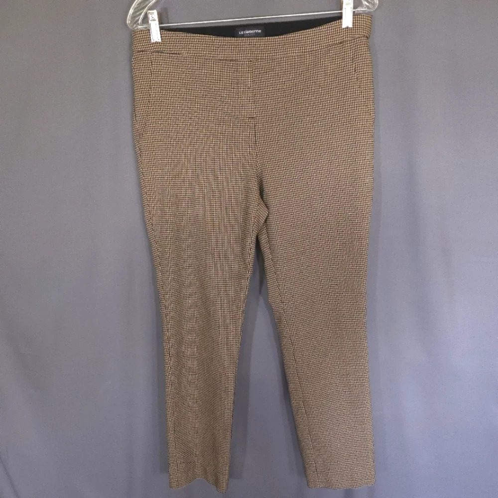 Liz Claiborne Career Emma Pants Size 10 Classic Tapered Crop‎ Midrise